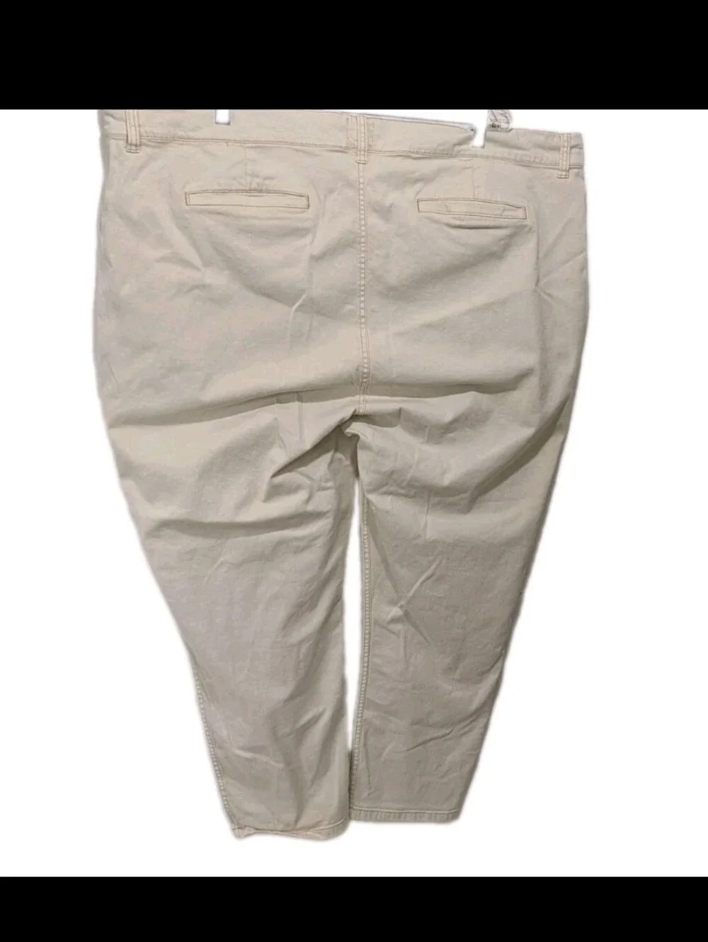 J Crew Vintage Straight Chino Pants 37 x 27 Beige Old Money Preppy #120t